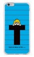 letter＆boy ブルー T design by PansonWorks（ソフトTPU半透明） / SECOND SKIN|平面プリント/ソフトTPU|PansonWorks
