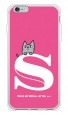 letter＆cat ピンク S design by PansonWorks（ソフトTPU半透明） / SECOND SKIN|平面プリント/ソフトTPU|PansonWorks