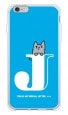 letter＆cat ブルー J design by PansonWorks（ソフトTPU半透明） / SECOND SKIN|平面プリント/ソフトTPU|PansonWorks