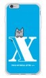 letter＆cat ブルー X design by PansonWorks（ソフトTPU半透明） / SECOND SKIN|平面プリント/ソフトTPU|PansonWorks