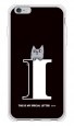 letter＆cat ブラック I design by PansonWorks（ソフトTPU半透明） / SECOND SKIN|平面プリント/ソフトTPU|PansonWorks