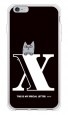 letter＆cat ブラック X design by PansonWorks（ソフトTPU半透明） / SECOND SKIN|平面プリント/ソフトTPU|PansonWorks