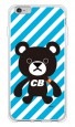 captain bear ライトブルー design by PansonWorks（ソフトTPU半透明） / SECOND SKIN|平面プリント/ソフトTPU|PansonWorks