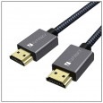 iVanky VBA12 2m 4K@60Hz Grey & Black HDMI to HDMI Cable ϥԡ ® ʼ 18Gbps HDMI2.0 hdmi֥ 4K ƥ Ρȥѥ ѥ ˥ ץ Apple TV CD / DVDץ졼䡼