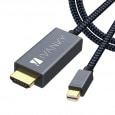 iVANKY VBB23 3m Gray & Black Mini DisplayPort to HDMI Cable եHD 1080P Surface Pro / Dock Mac MacBook Air / Pro iMac ǥץ쥤 AV ץ б Thunderbolt 2 to HDMI ѵ Ѵ ֥ mini DP