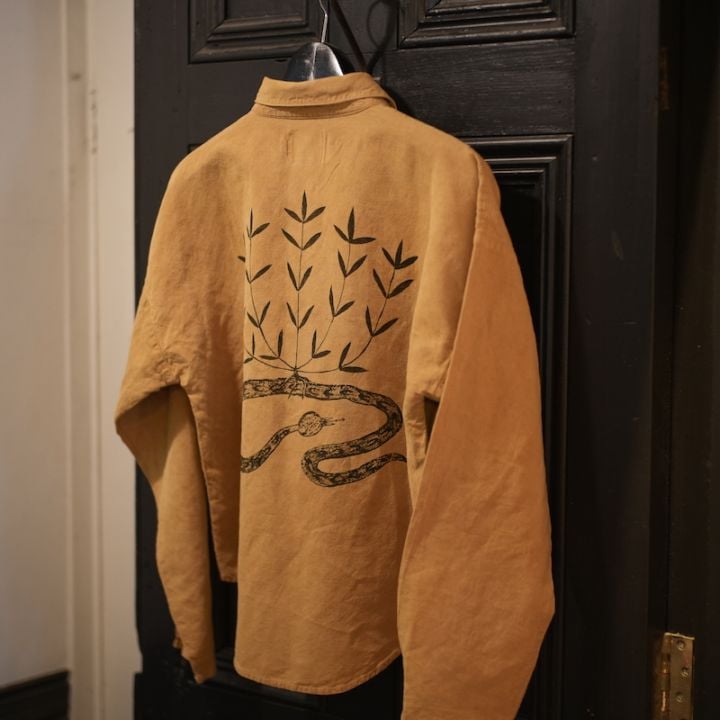 printed eddie overshirt