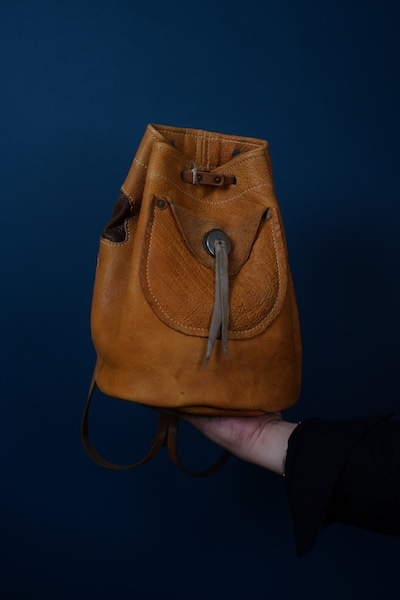 Leather Drawstring Sling