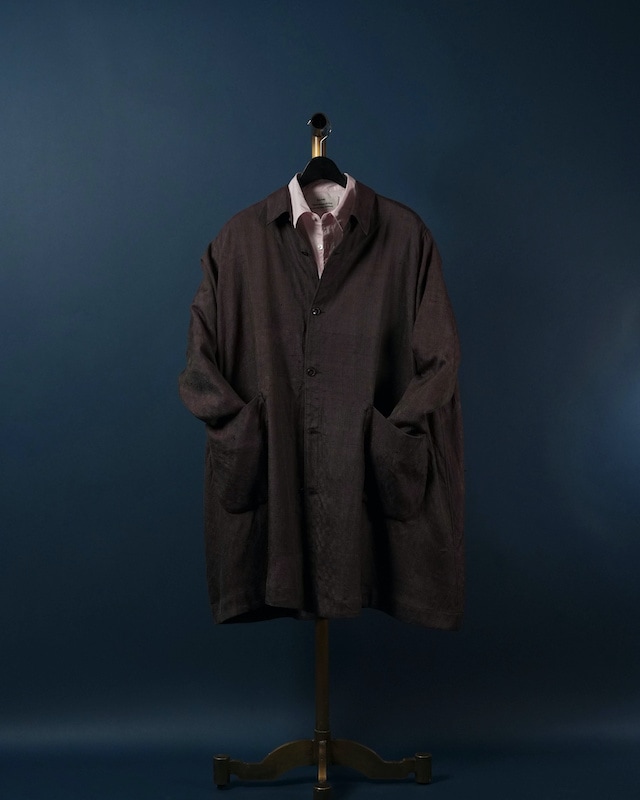 Hand woven coat