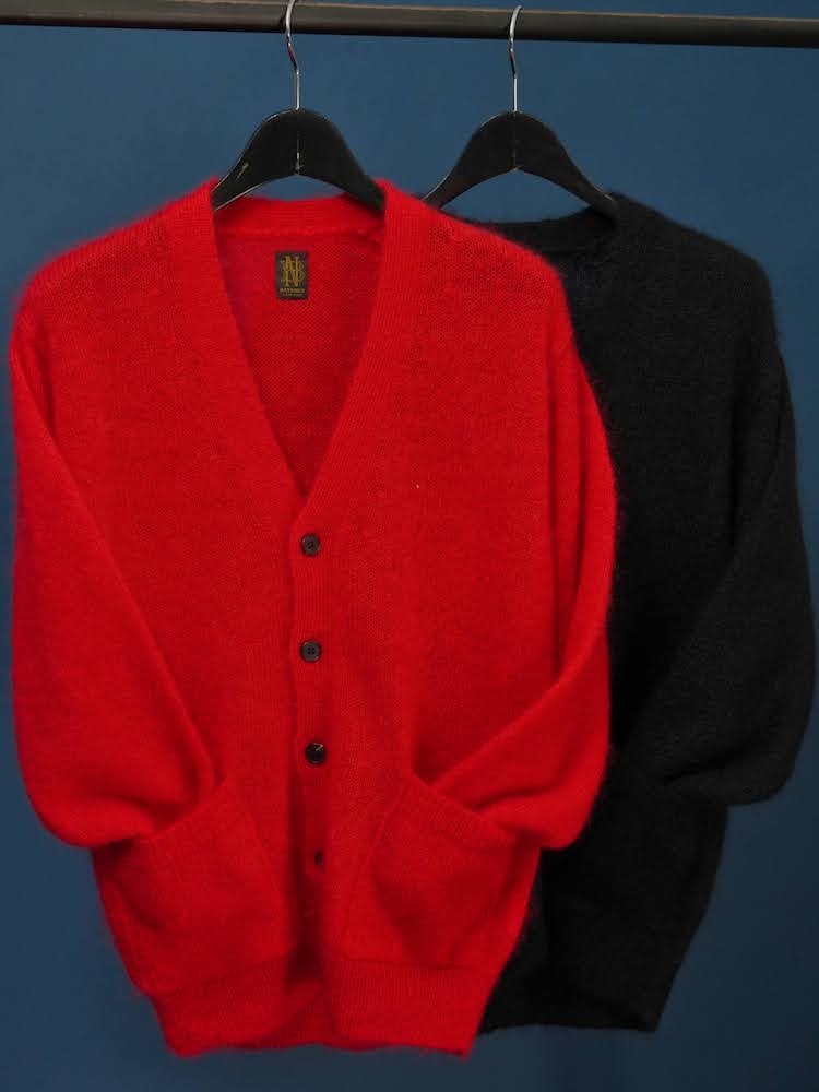 PURE MOHAIR V CARDIGAN