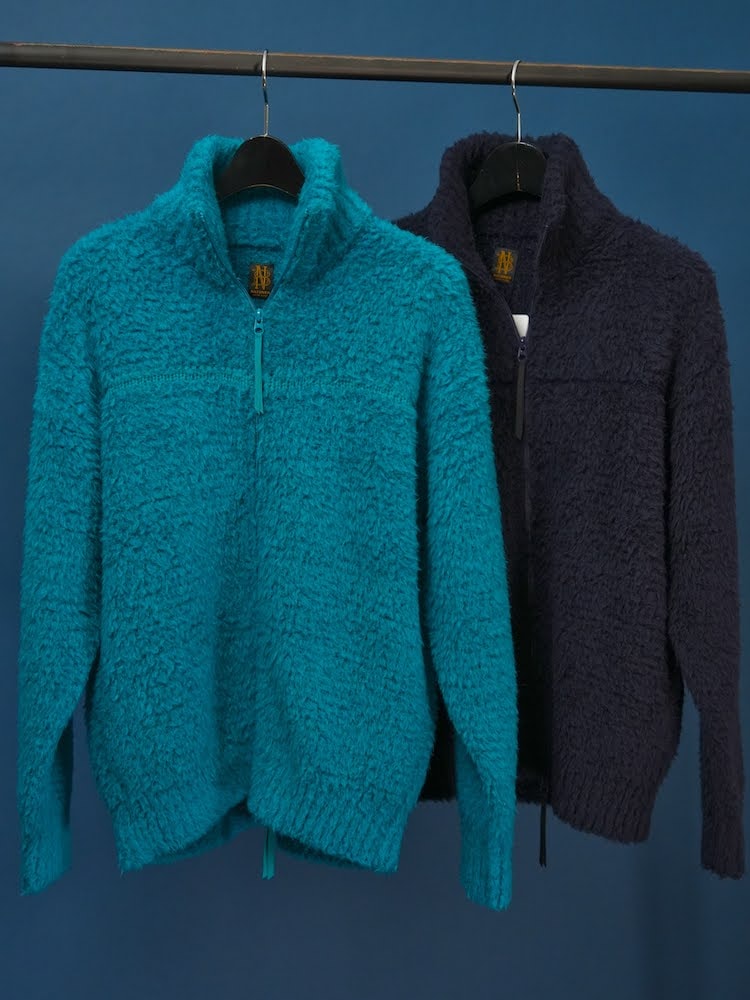 SHETLAND BOA ZIP UP BLOUSON