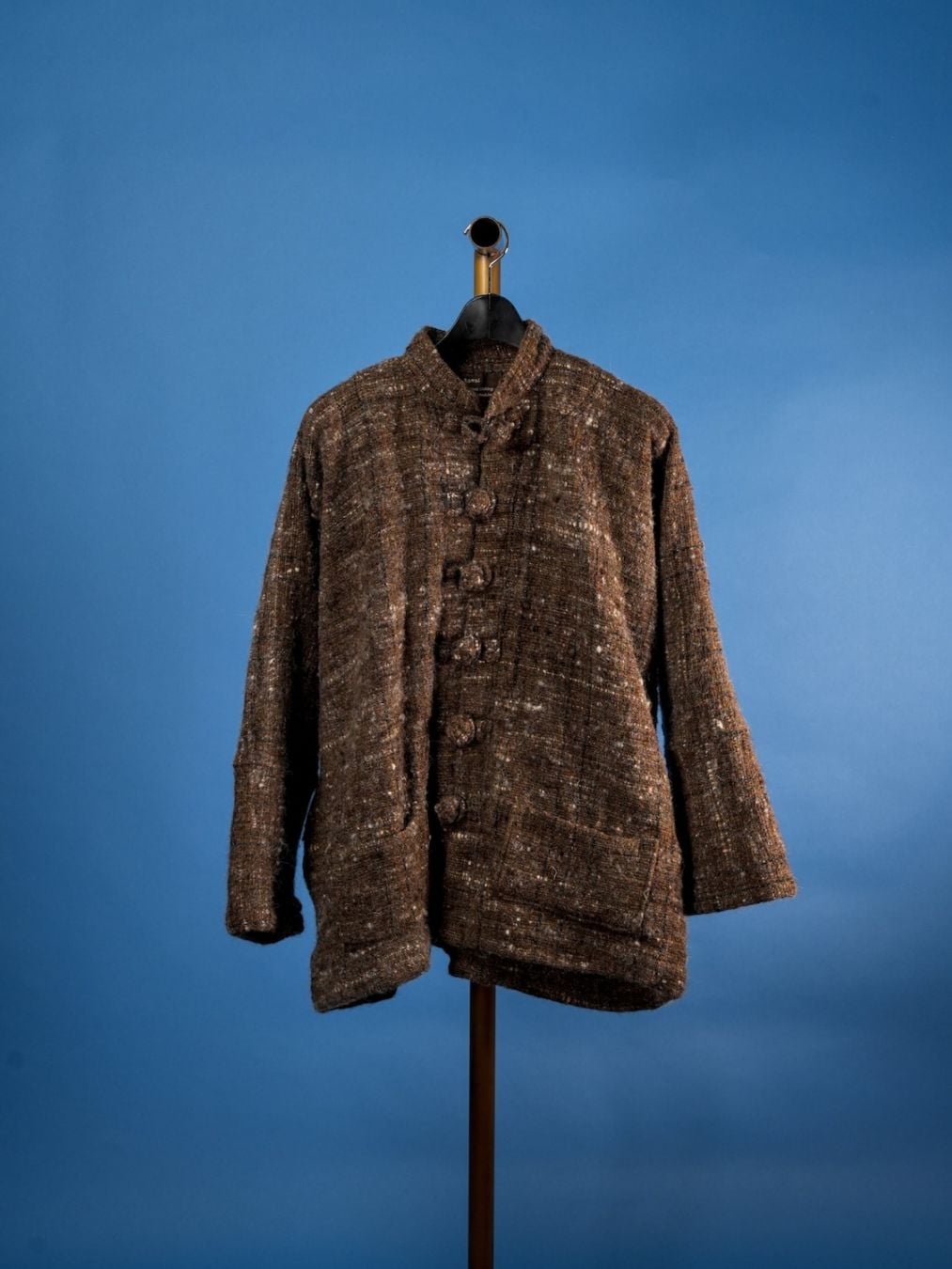 China Blouson for CATHEDRAL(Hand-spun Hand-woven Wool)