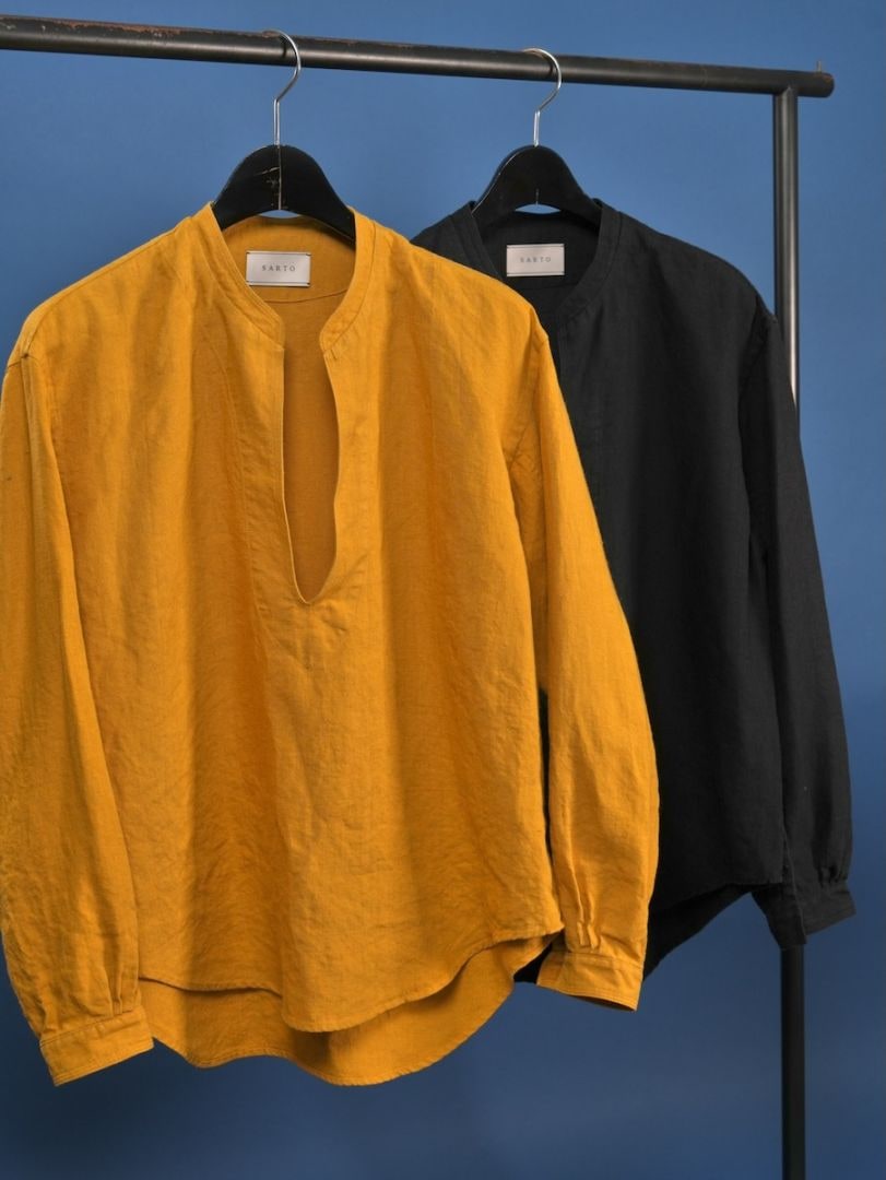 STAND COLLAR SKIPPER SHIRT