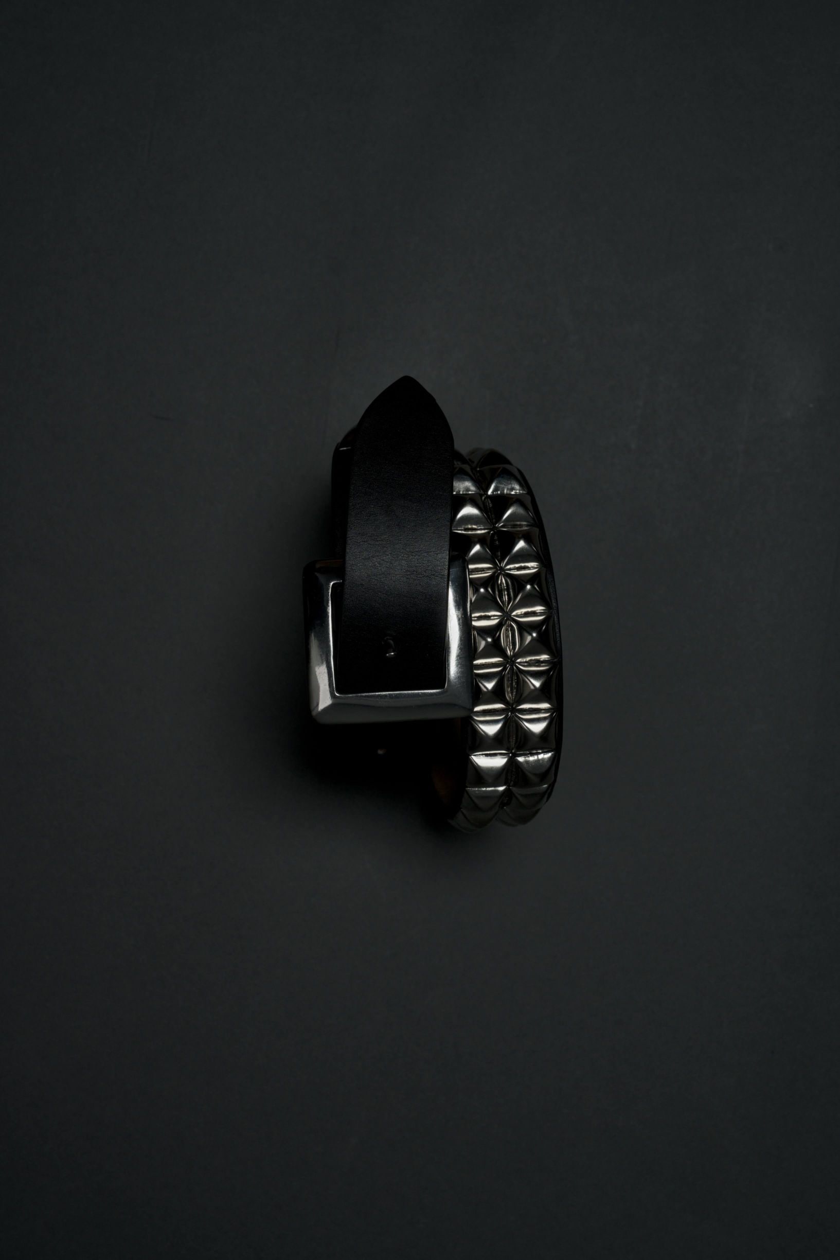 KINGSLEY WALTERS STUDIO × Godard Haberdashery / studded belt   