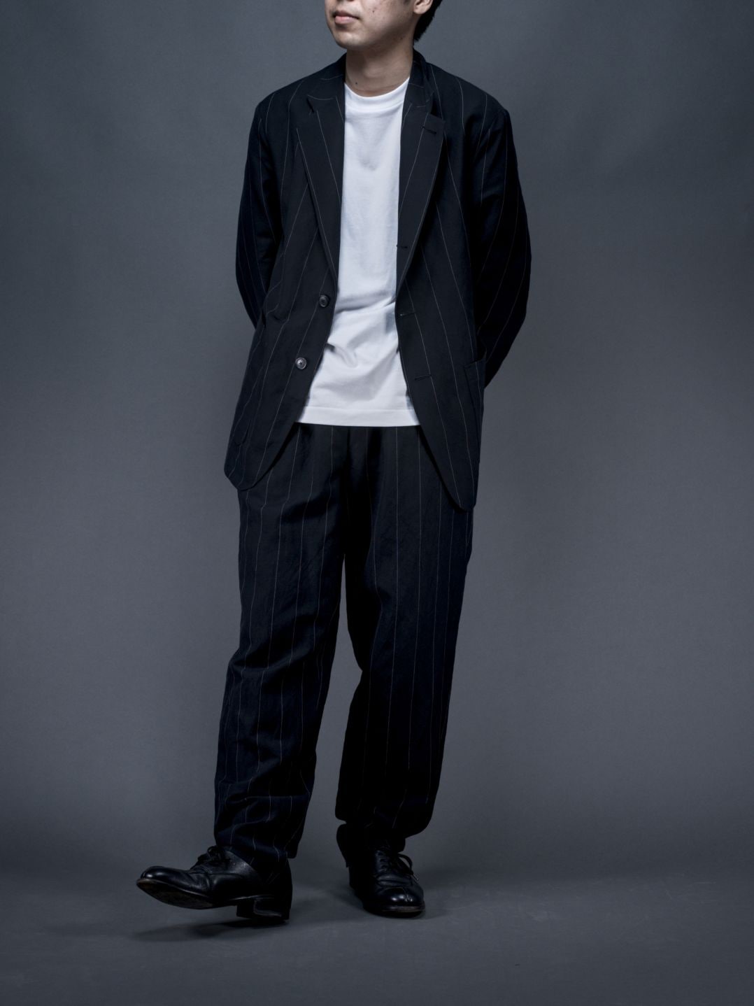 HENRRI LINEN STRIPE (JACKET145)