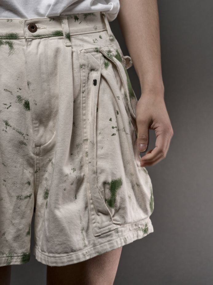 Camo cargo shorts