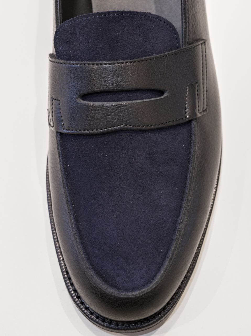 NAVY PANEL LOAFER for CATHEDRAL