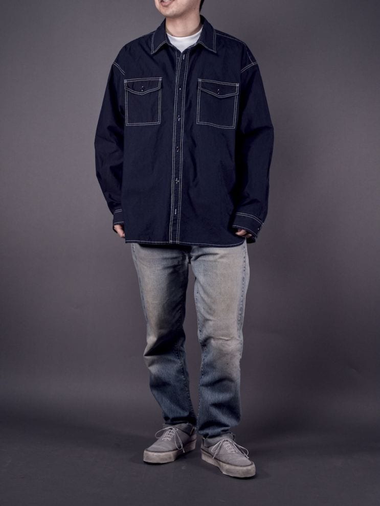 LIGHT WEIGHT INDIGO SHIRT