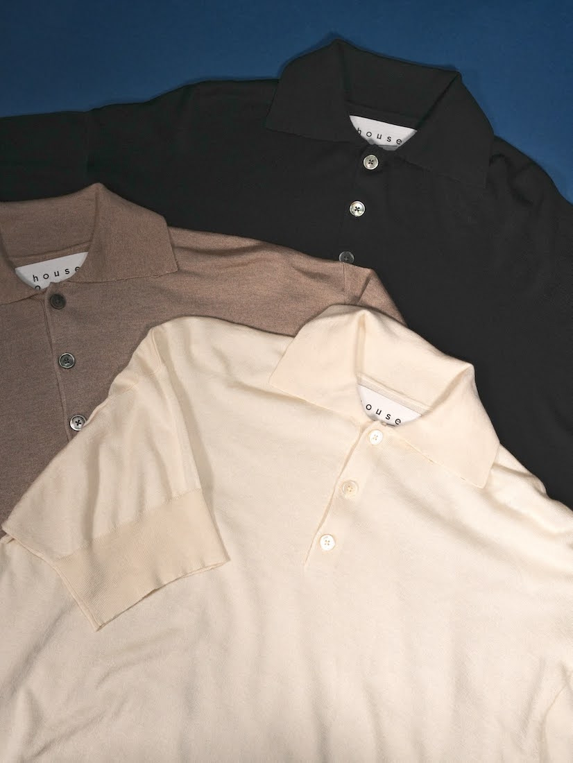 SILK CASHMERE POLO