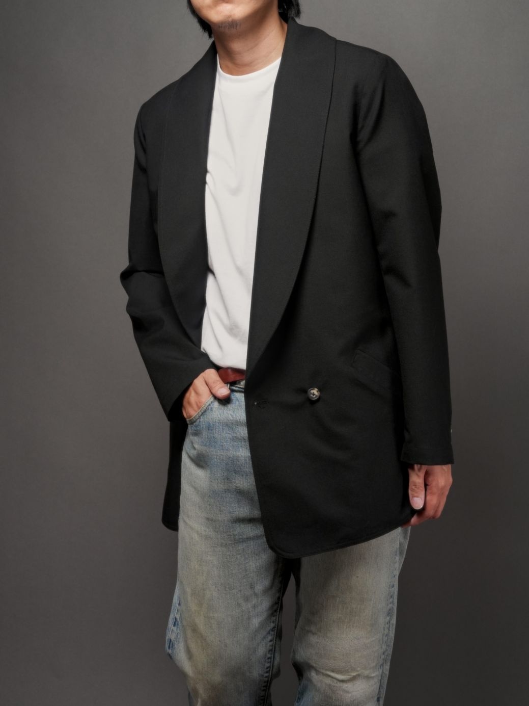 LUCIAN Unstructured Shawl Lapel Jacket