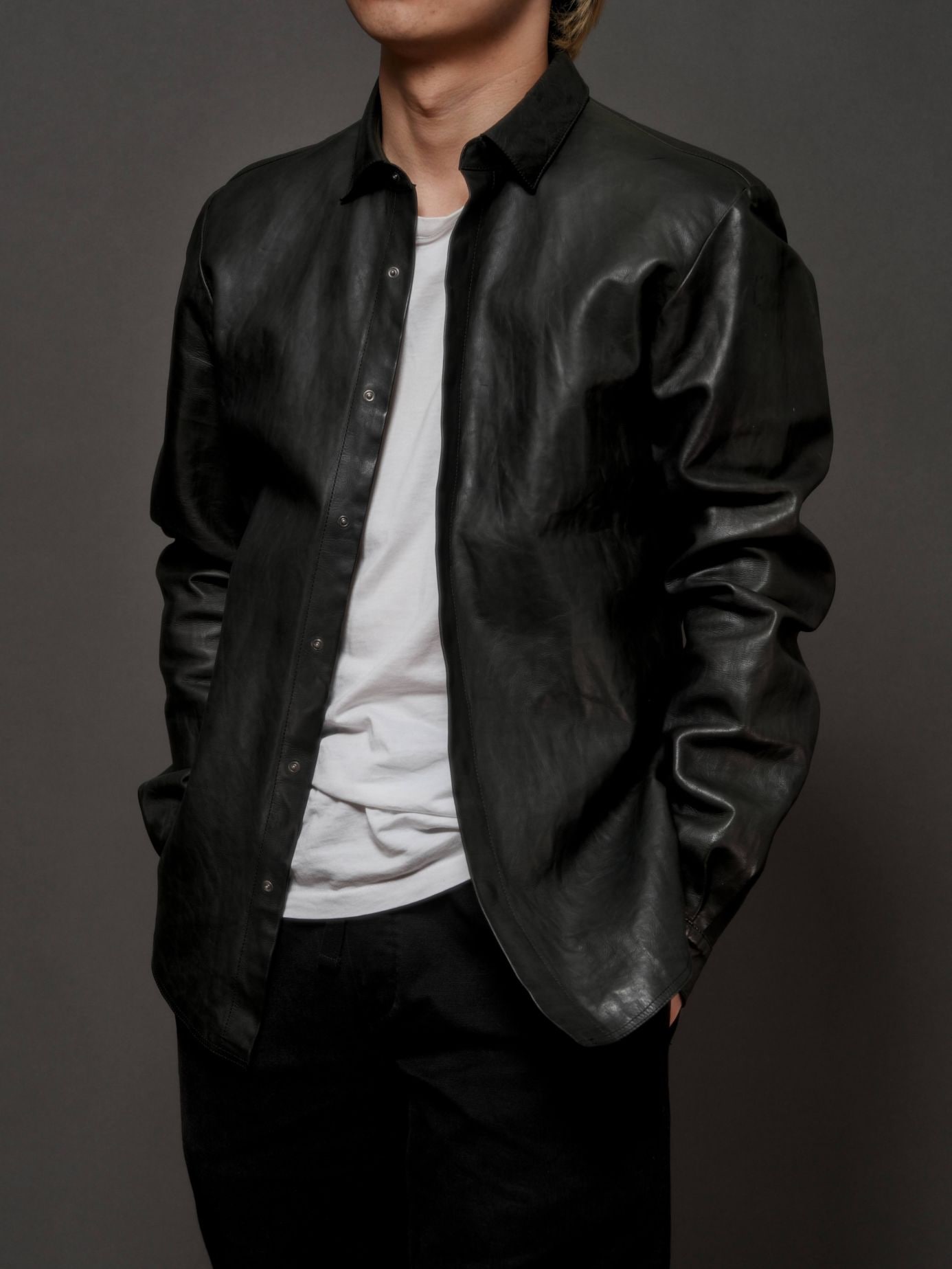 OPUSJAPAN  OLP-0011 leather shirt type