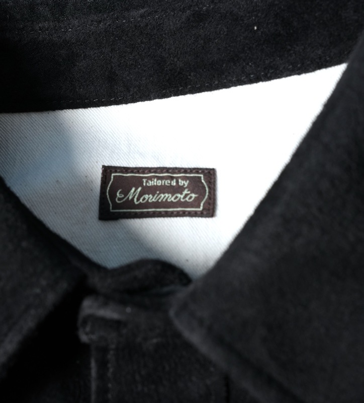 Suede Dress Shirt / BLACK