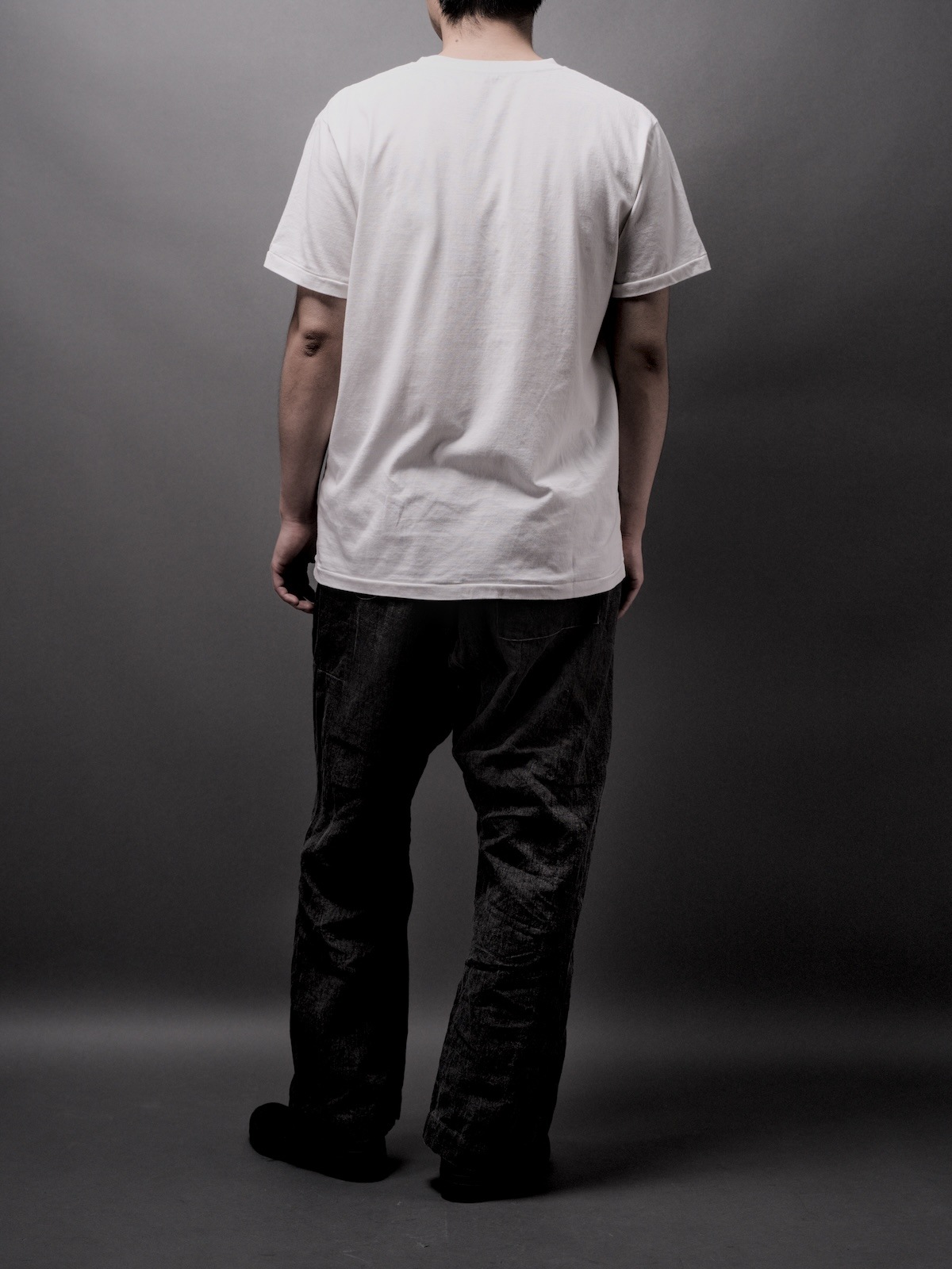 Drawstring Numbering pants / Ink Dyed