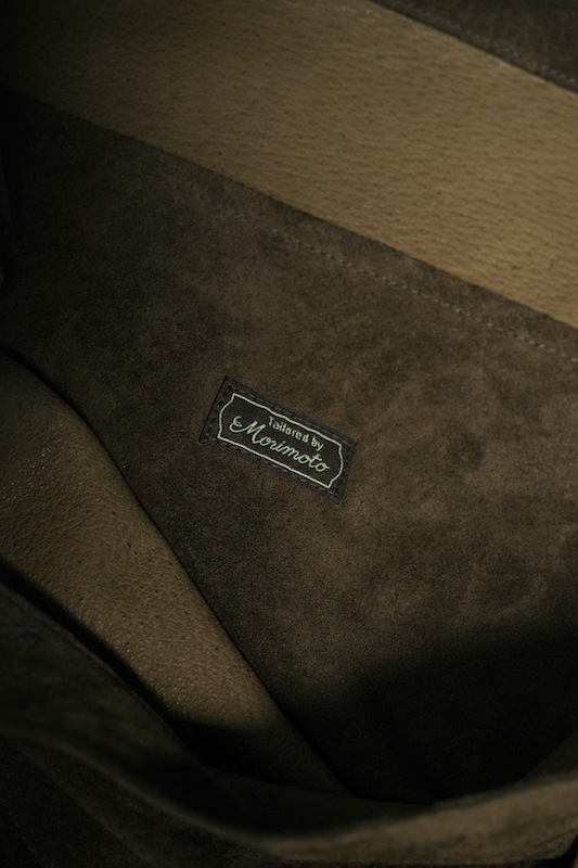 Suede Tote bag / Dark BROWN