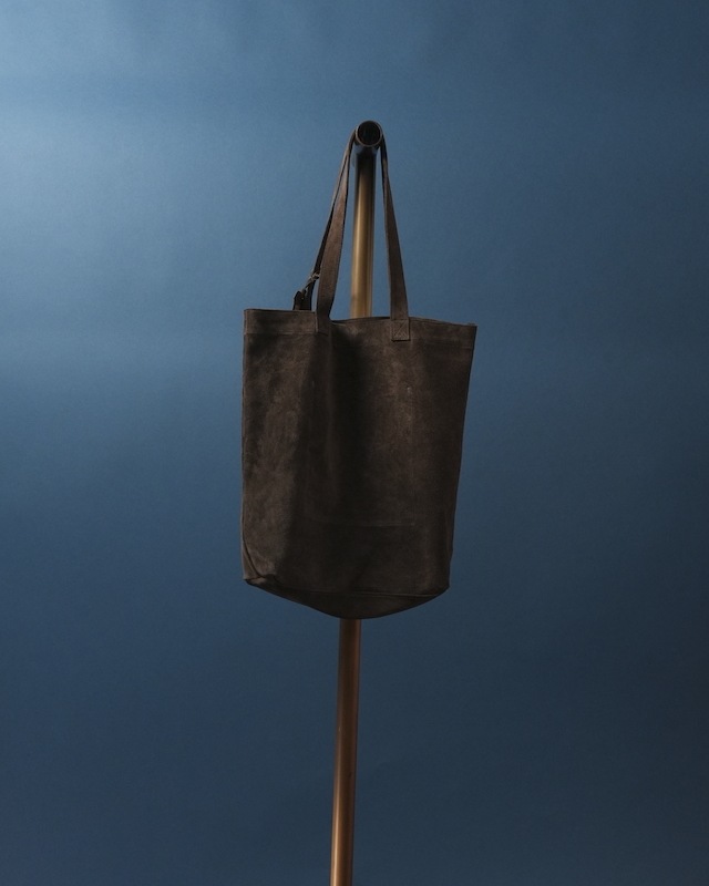 Suede Tote bag / Dark BROWN
