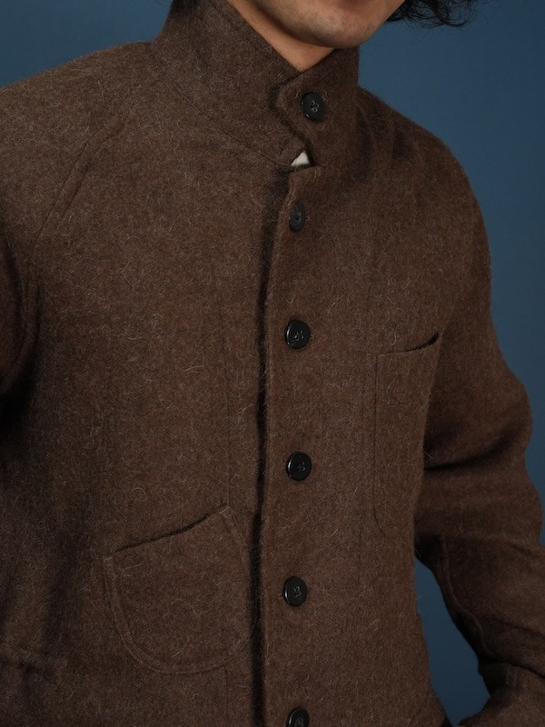 Railman Jacket(Alpaca melton) | BRAND,Aquellos Ojos Verdes | CATHEDRAL