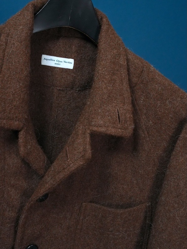 Railman Jacket(Alpaca melton) | BRAND,Aquellos Ojos Verdes | CATHEDRAL