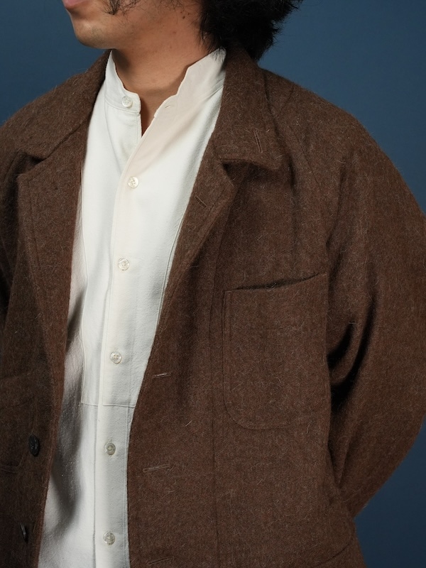 Railman Jacket(Alpaca melton) | BRAND,Aquellos Ojos Verdes | CATHEDRAL