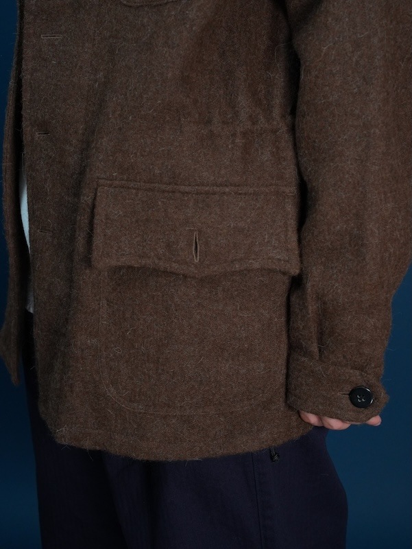 Railman Jacket(Alpaca melton) | BRAND,Aquellos Ojos Verdes | CATHEDRAL