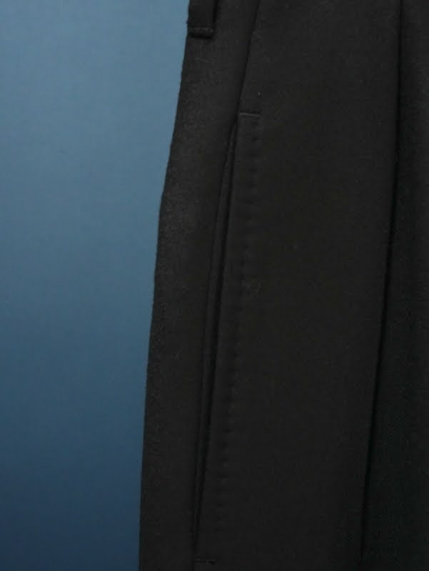 【Hollywood】Two-pleats flannel trousers