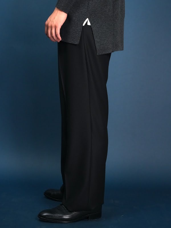 【Hollywood】Two-pleats flannel trousers