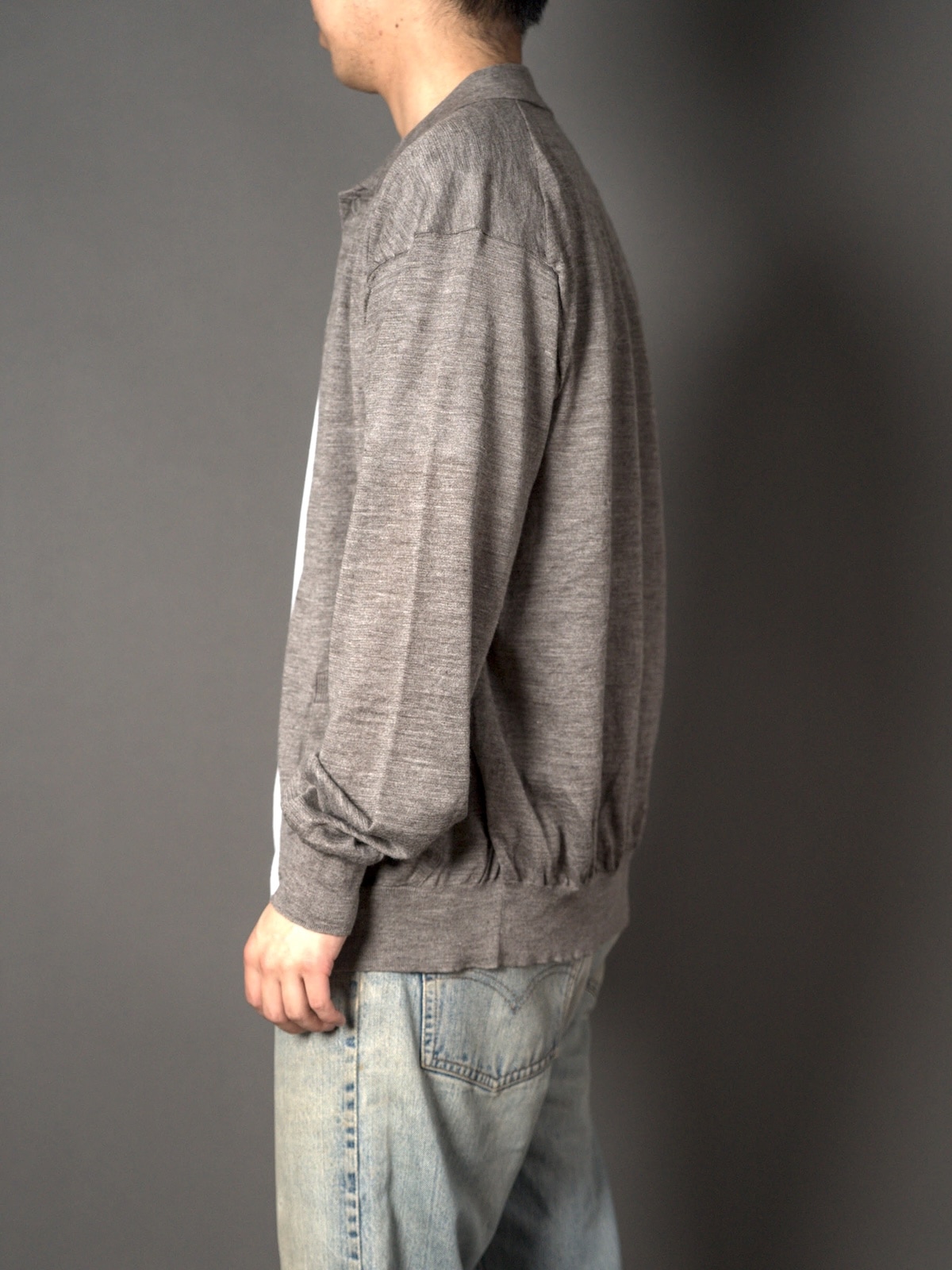CHOMA POLO CARDIGAN | BRAND,BATONER | CATHEDRAL