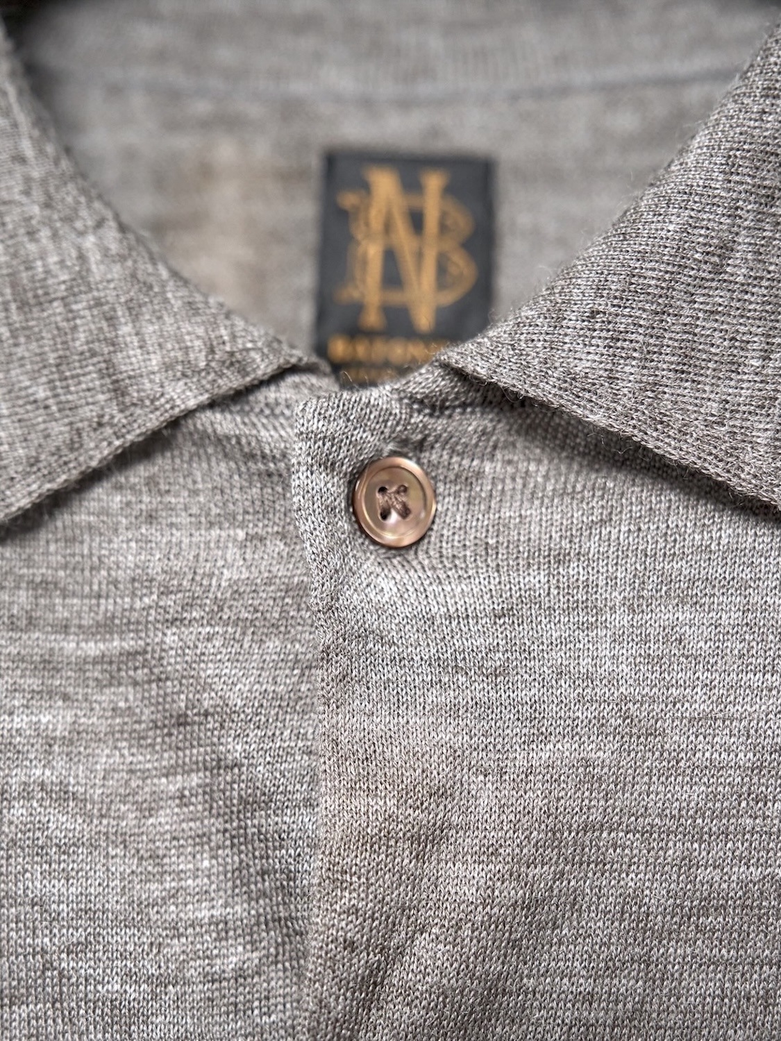 CHOMA POLO CARDIGAN | BRAND,BATONER | CATHEDRAL