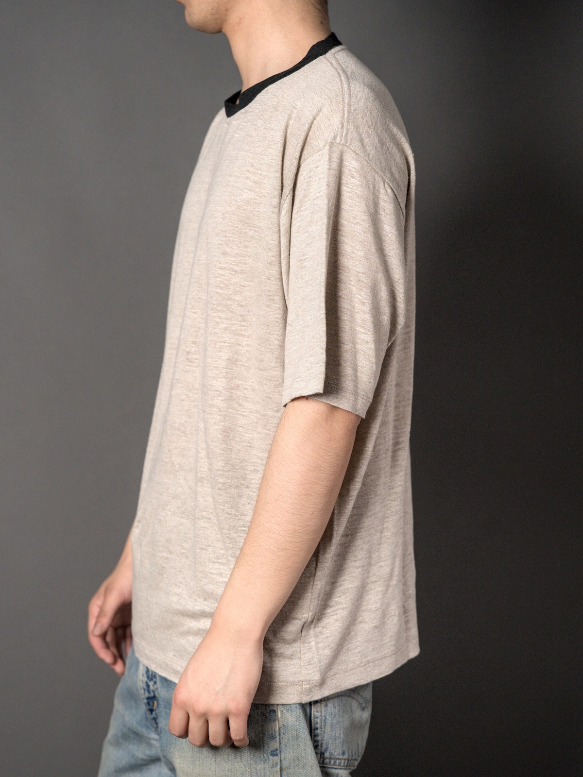 NORMANDY LINEN T-SHIRT | BRAND,BATONER | CATHEDRAL