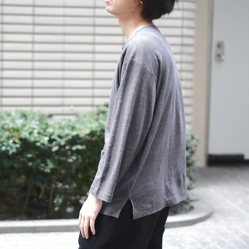 トップス BATONER NORMANDY LINEN BASQUE SHIRT NORMANDY LINEN BASQUE SHIRT | BRAND | CATHEDRAL