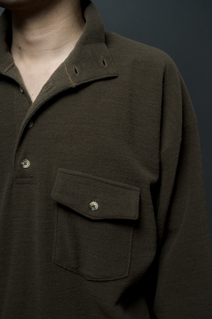 MOCK POLO SHIRT