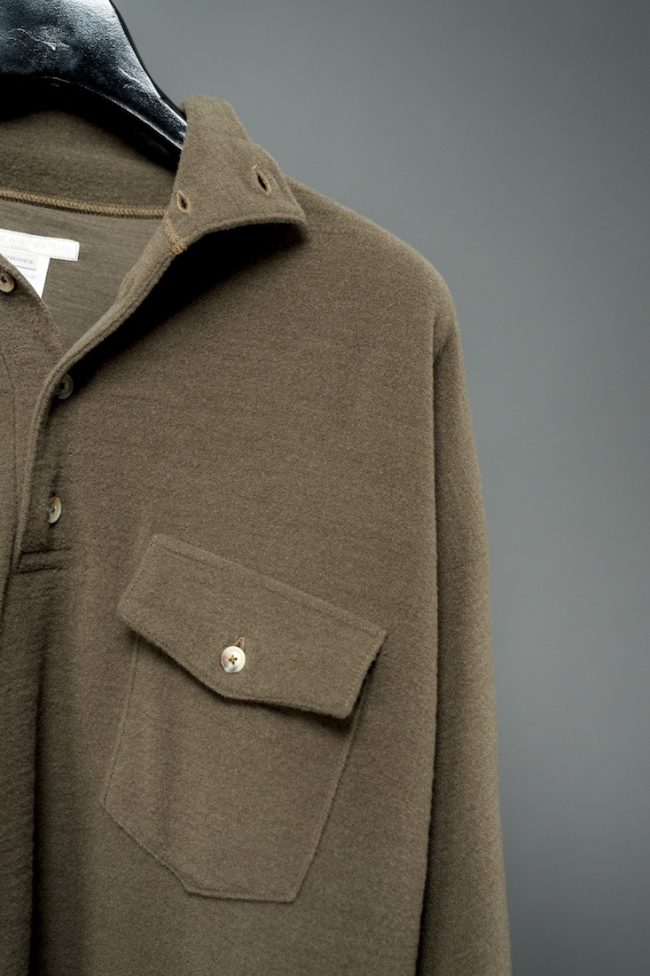 MOCK POLO SHIRT