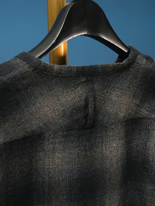 OMBRE CHECK SKIPPER BLOUSE							