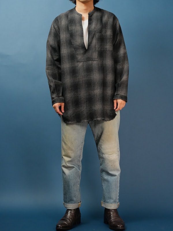 OMBRE CHECK SKIPPER BLOUSE | BRAND,SARTO | CATHEDRAL