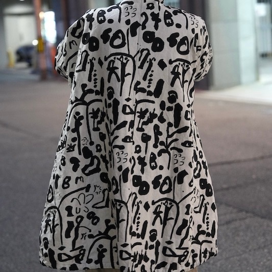 Reversible stand collar coat