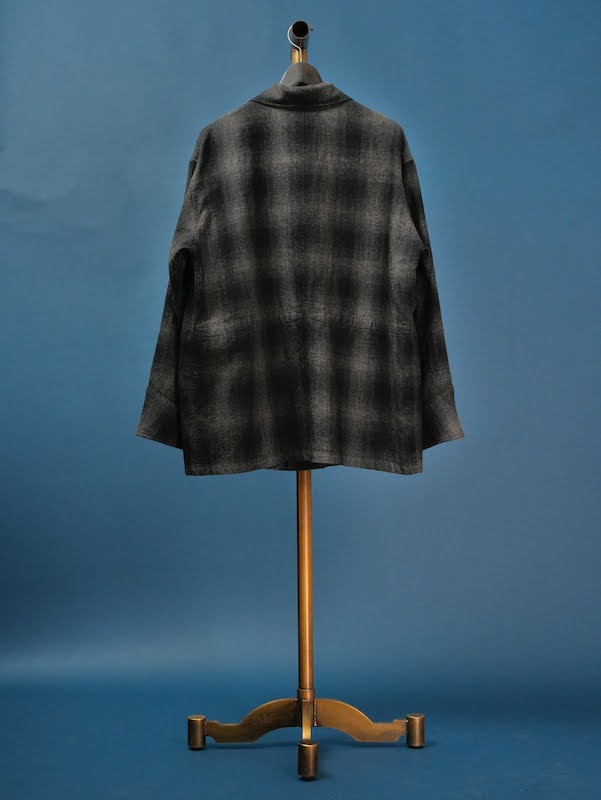 OMBRE CHECK SHIRT JACKET												