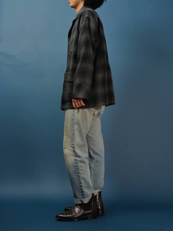 OMBRE CHECK SHIRT JACKET												