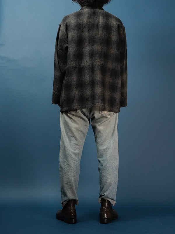 OMBRE CHECK SHIRT JACKET												
