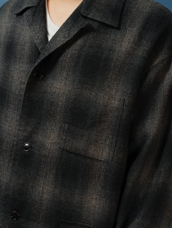 OMBRE CHECK SHIRT JACKET												