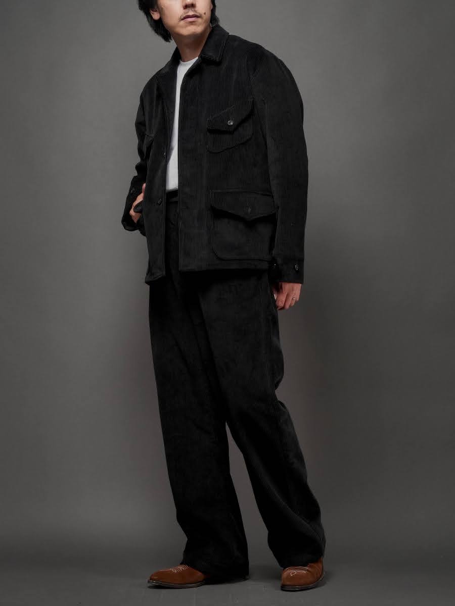 FRENCH HUNTING JACKET／BLACK CORDUROY