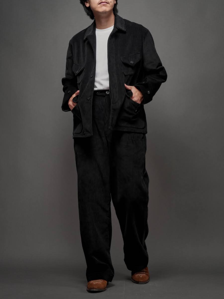 FRENCH HUNTING JACKET／BLACK CORDUROY