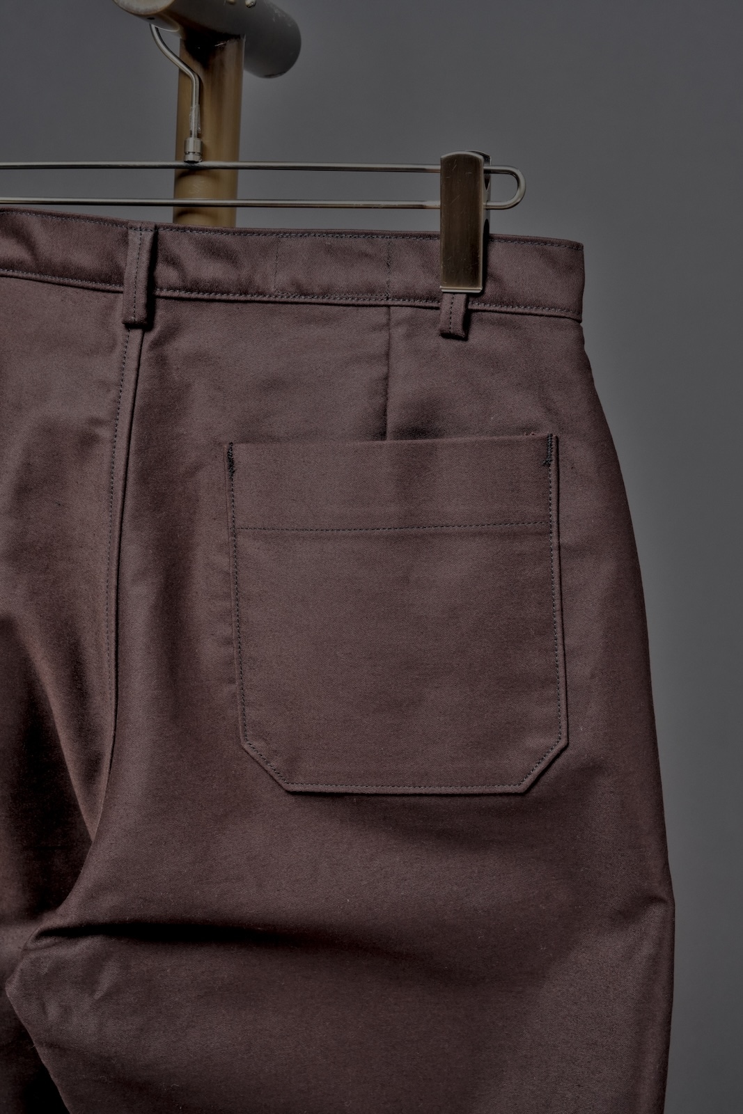 FRENCH WORKER PANT／BROWN MOLESKIN
